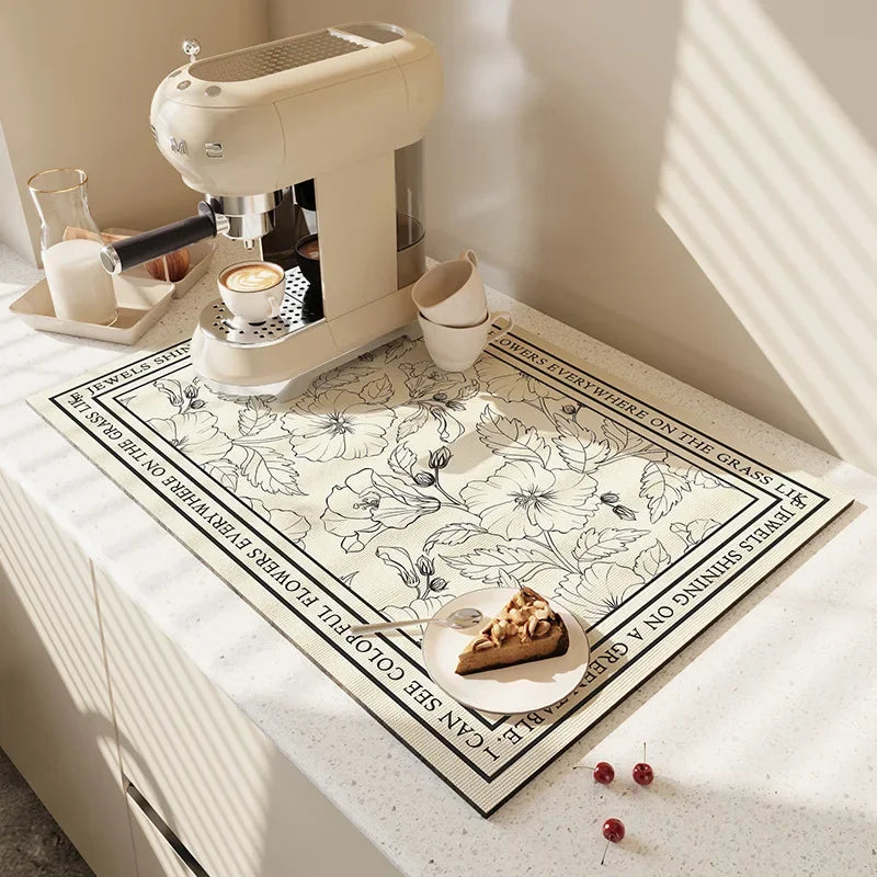 Super Antiskid Large Absorbent Draining Mat Super Absorbent