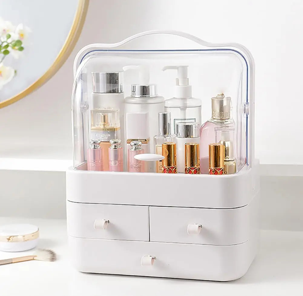 Cosmetic Organizer Countertop Organizer Dresser Lid Drawer