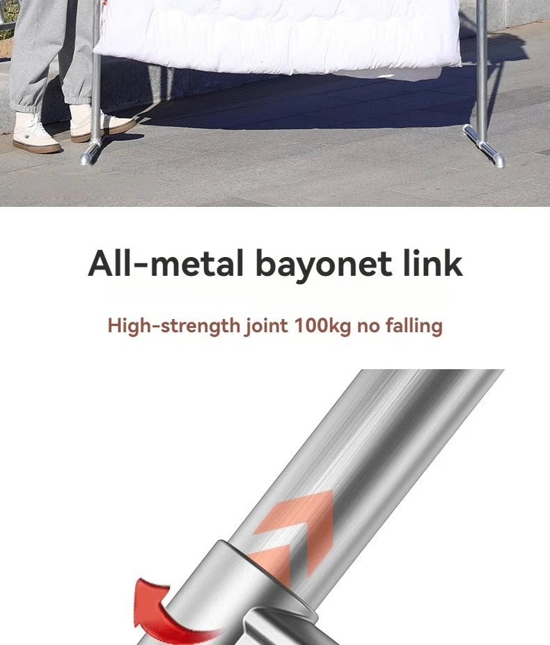 Floor Standing Clothes Rack Bedroom Hanging Clothes Rack