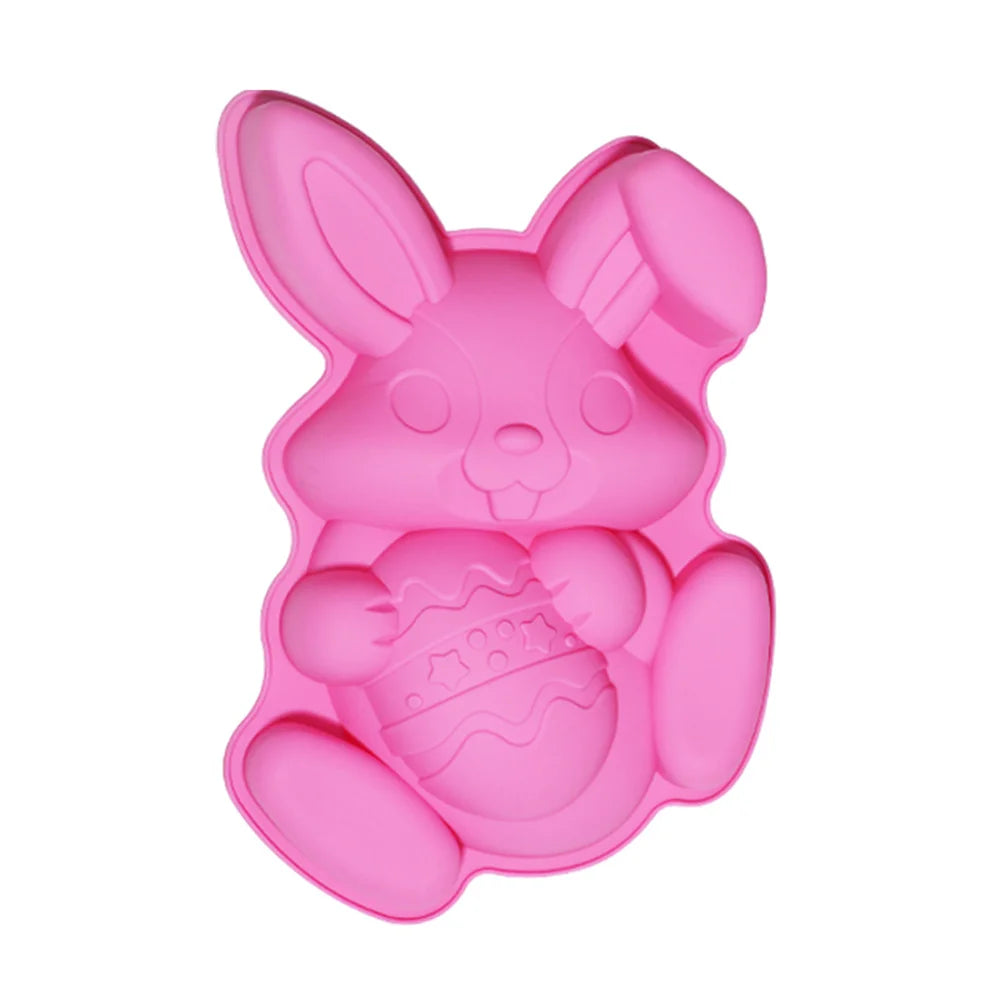 3d Easter Surprise Egg Chocolate Mold Silicone Rabbit