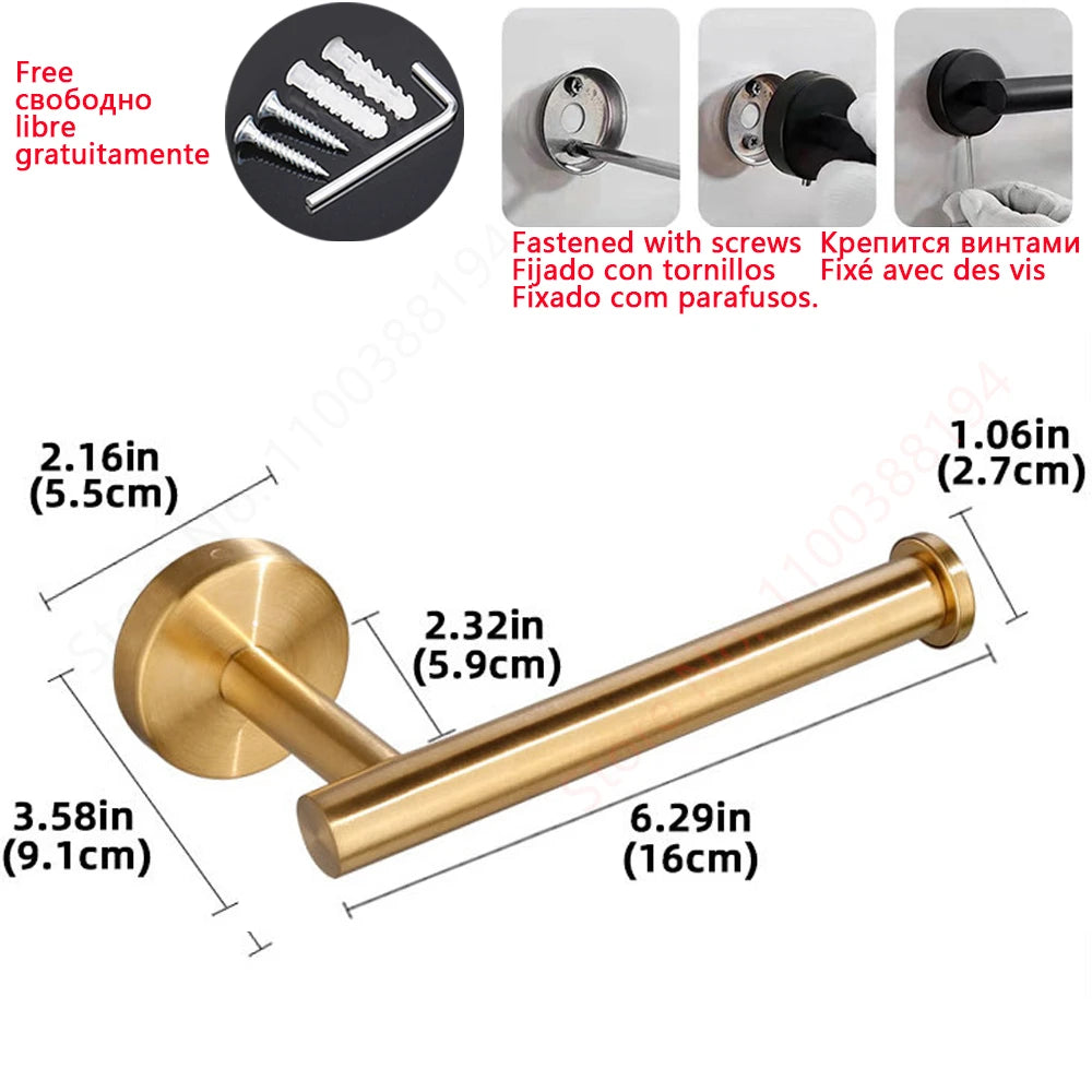 Hanging Paper Roll Towel Holder Bathroom Toilet Storage