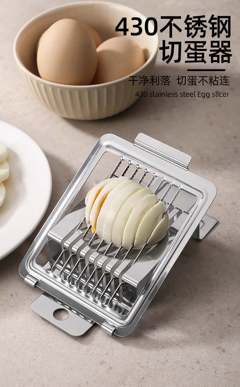 Egg Slicers Chopper Stainless Steel Fruit Salad Ham