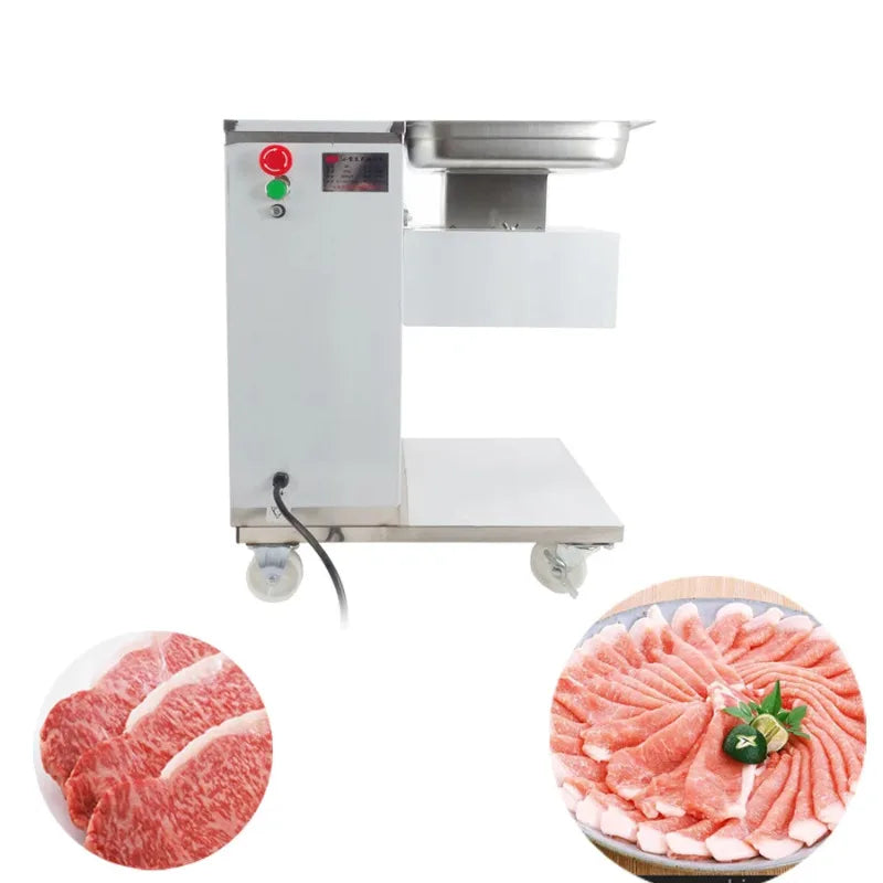 Qe Electric Meat Slicer Meat 220v/110v Cutter Pulley