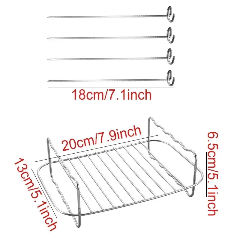 Square/Round/Rectangle Oven Grill Racks Multi-Layer Detachable