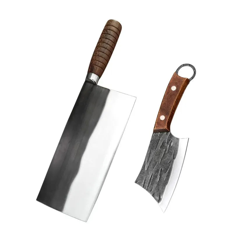 Handmade Forged Chinese Cleaver Knife Ultra Sharp Slicing
