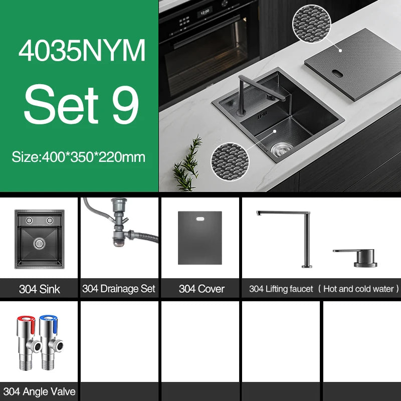 Asras Sus 304 Nanometer Hidden Island Sink Rice