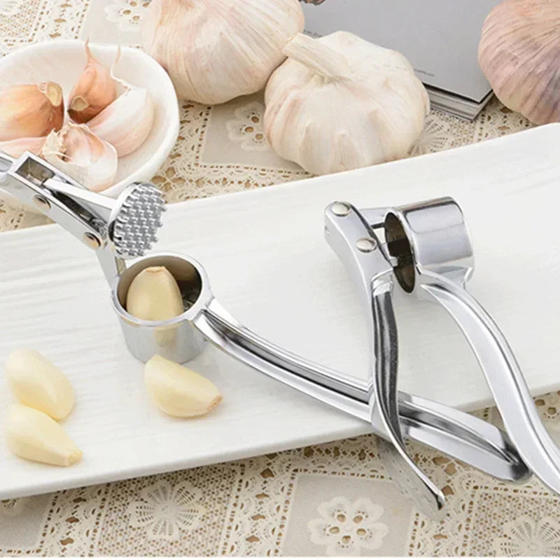 Garlic Press Stainless Steel Garlic Smasher Squeezer Mincer