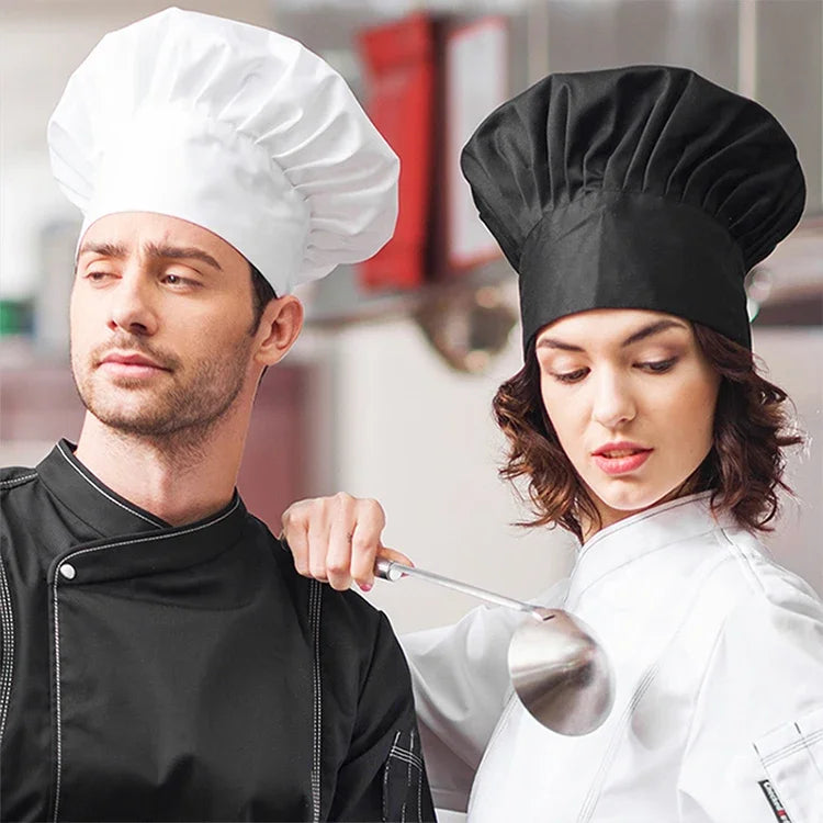 Cook Cap Head Chef White Cooking Hat Waiter