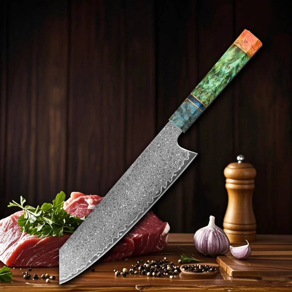 Inch Chef Knife 67 Layers Vg10 Damascus Steel