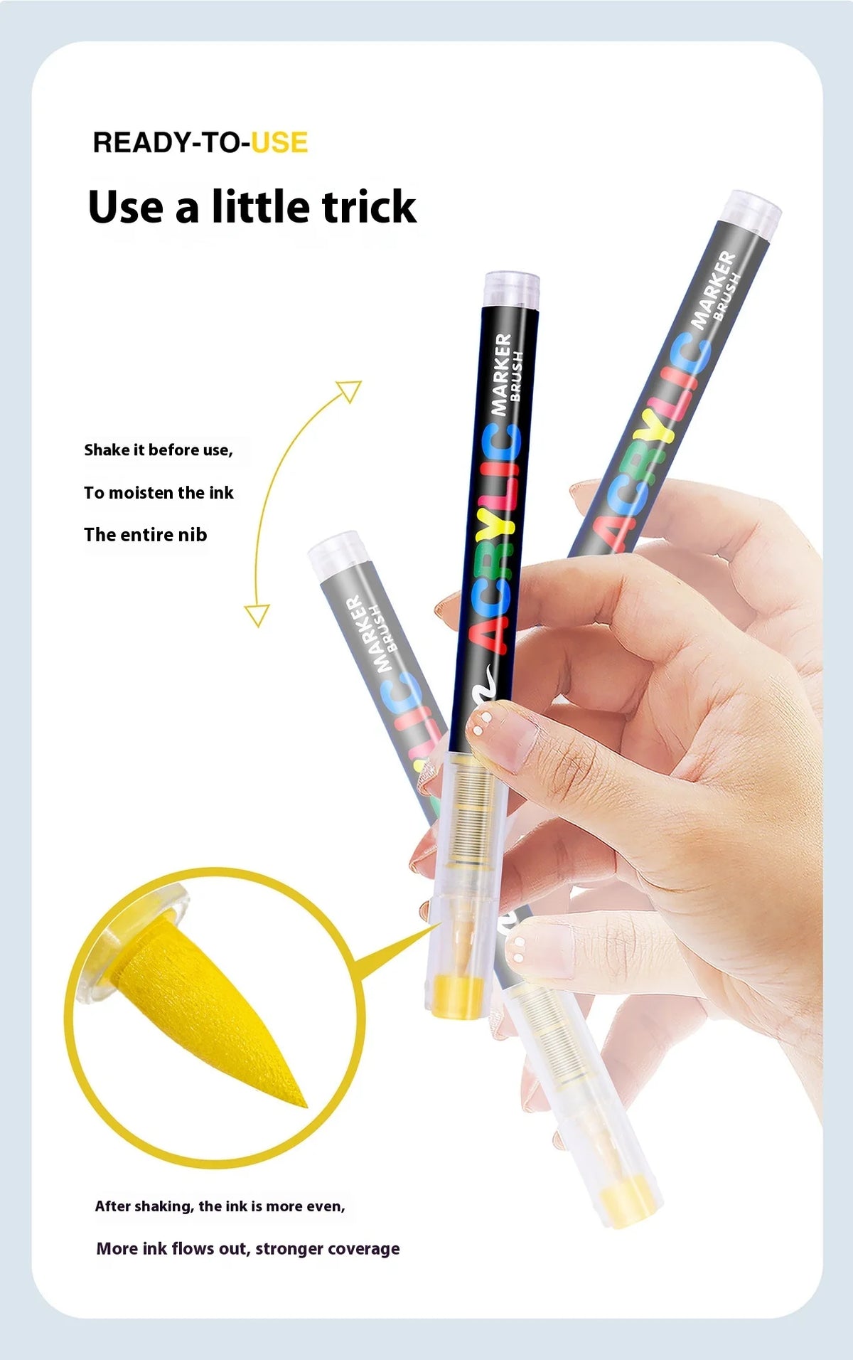 12 To 240 Colors Acrylic Paint Pens Multi