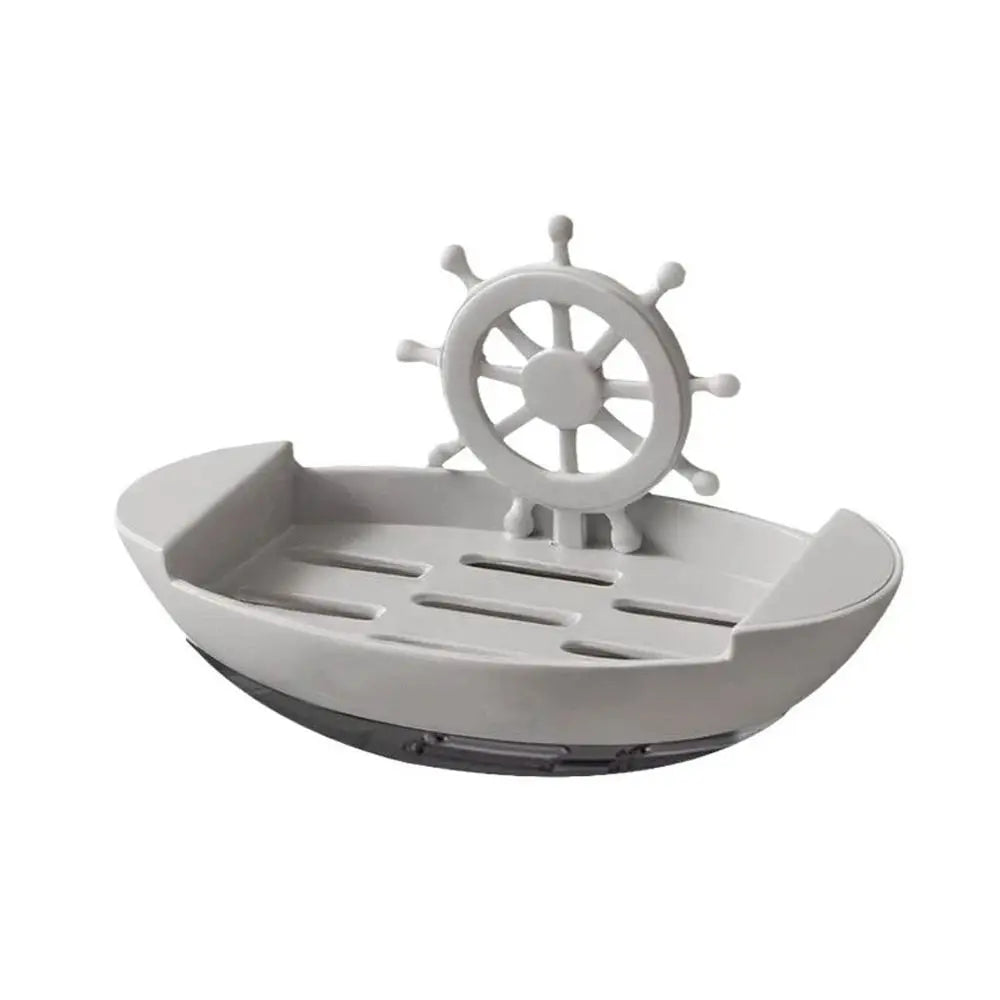 Decor Drainage Boat-Shaped Soap Dish Innovative Soap Holder