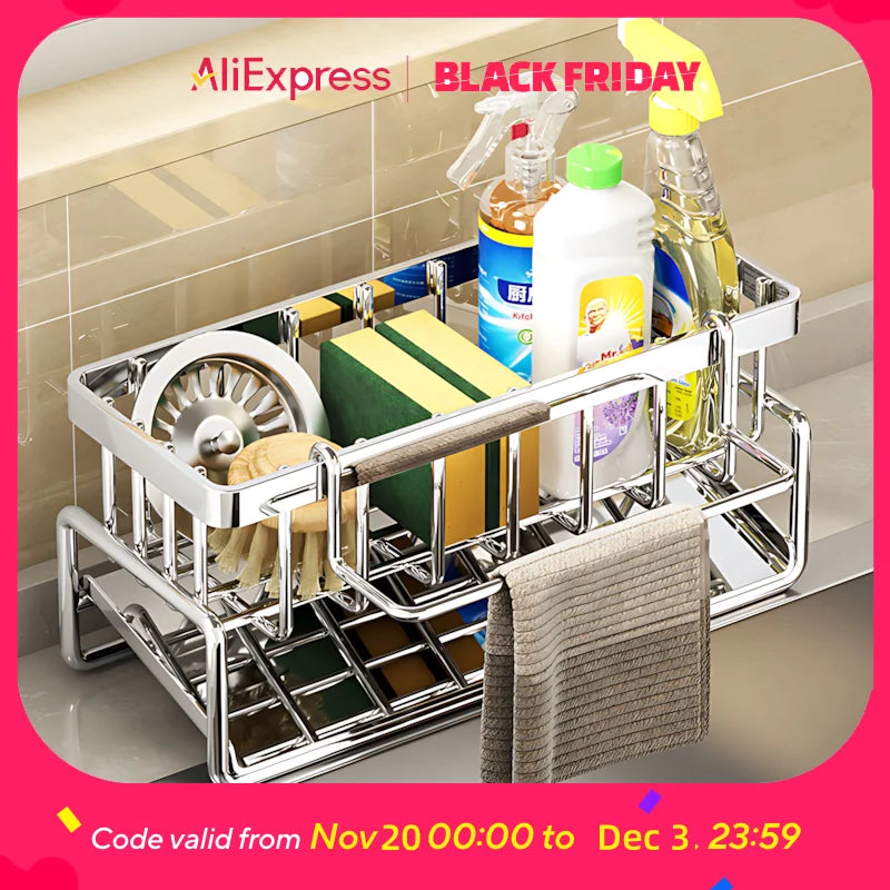 Over-Sink Organizer - Sponge Holder & Drying Rack