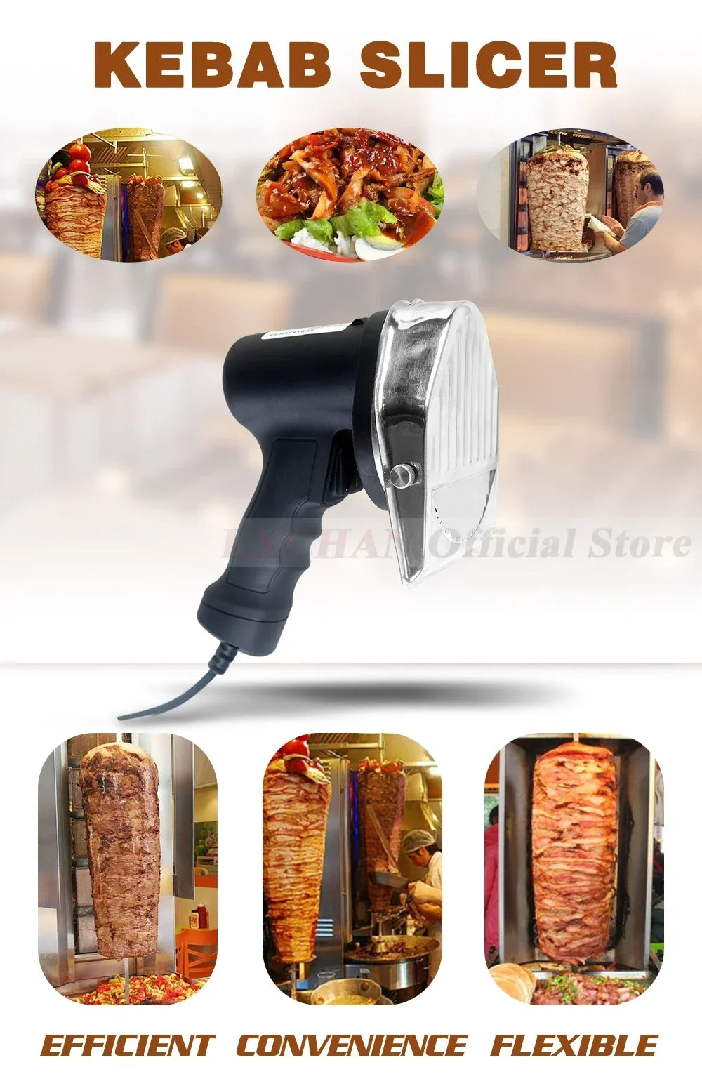 Lx 05 Electric Kebab Slicer Shawarma Machine Knife