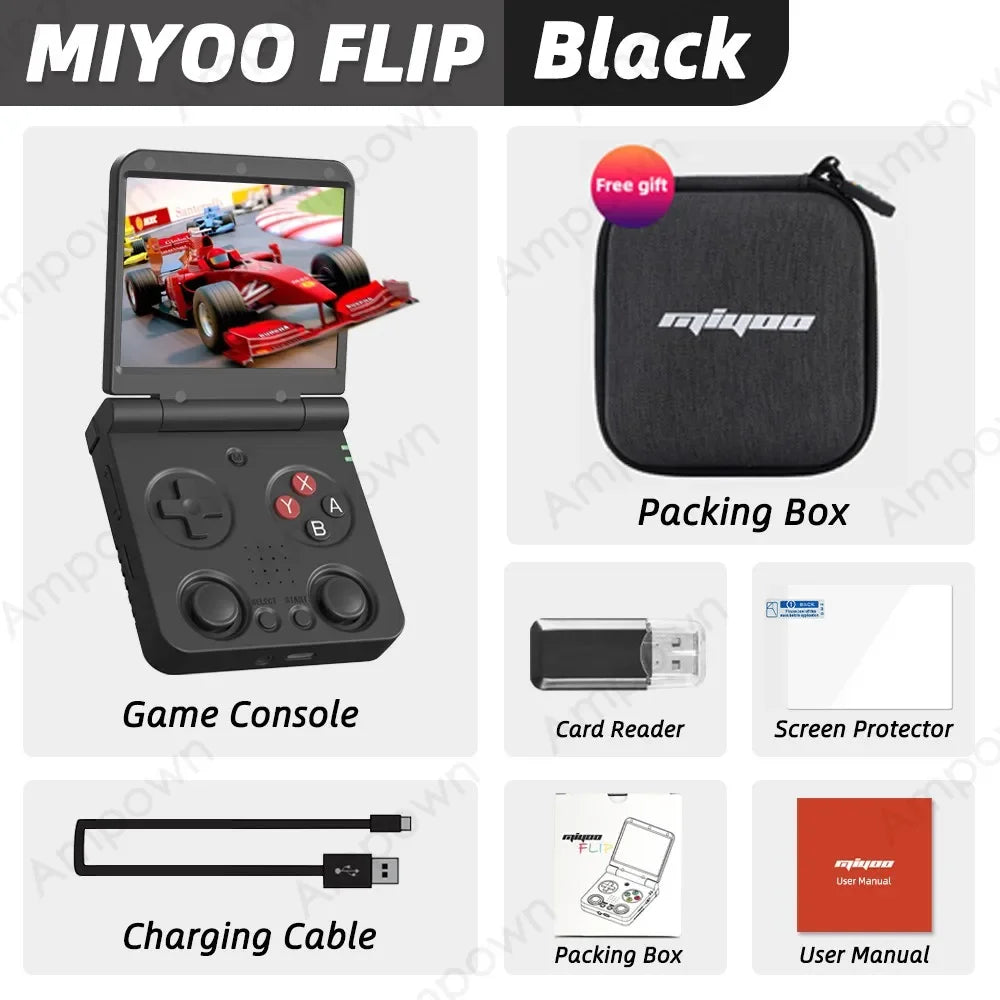 Brand Miyoo Flip V2 Handheld Game Players Ips