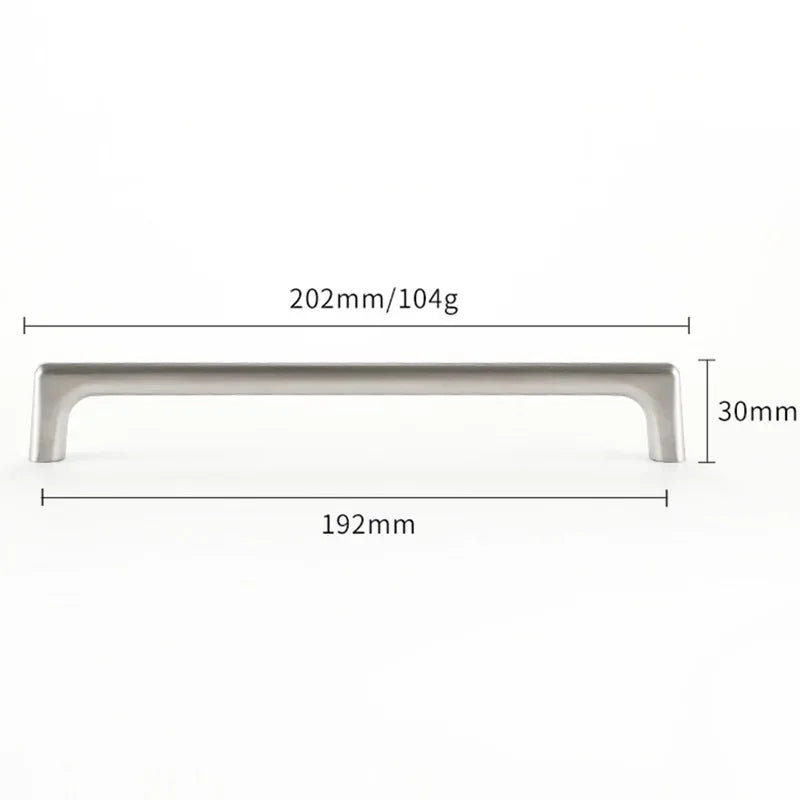 Silver Cabinet Storage Handles 96-320mm Dressers Cupboard Closet