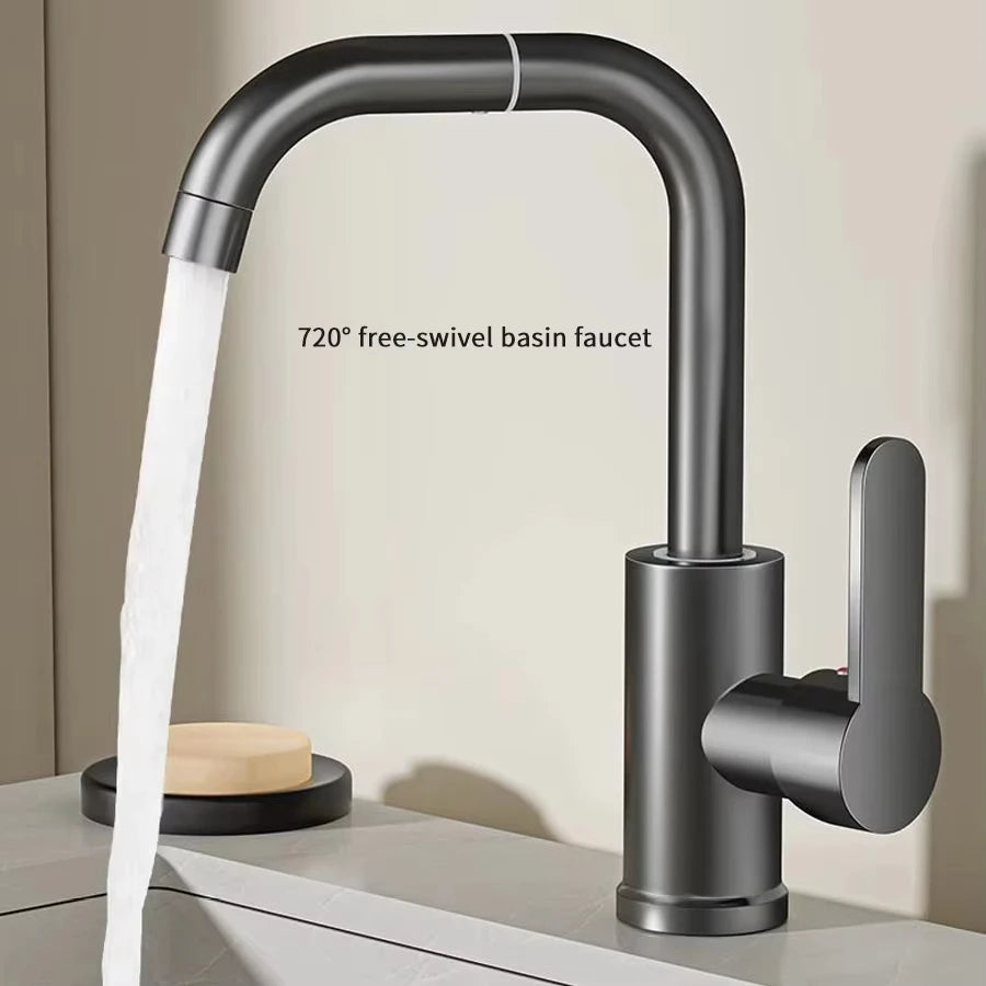 360 Rotation Cold Water Mixing Faucet Suitable Bathrooms