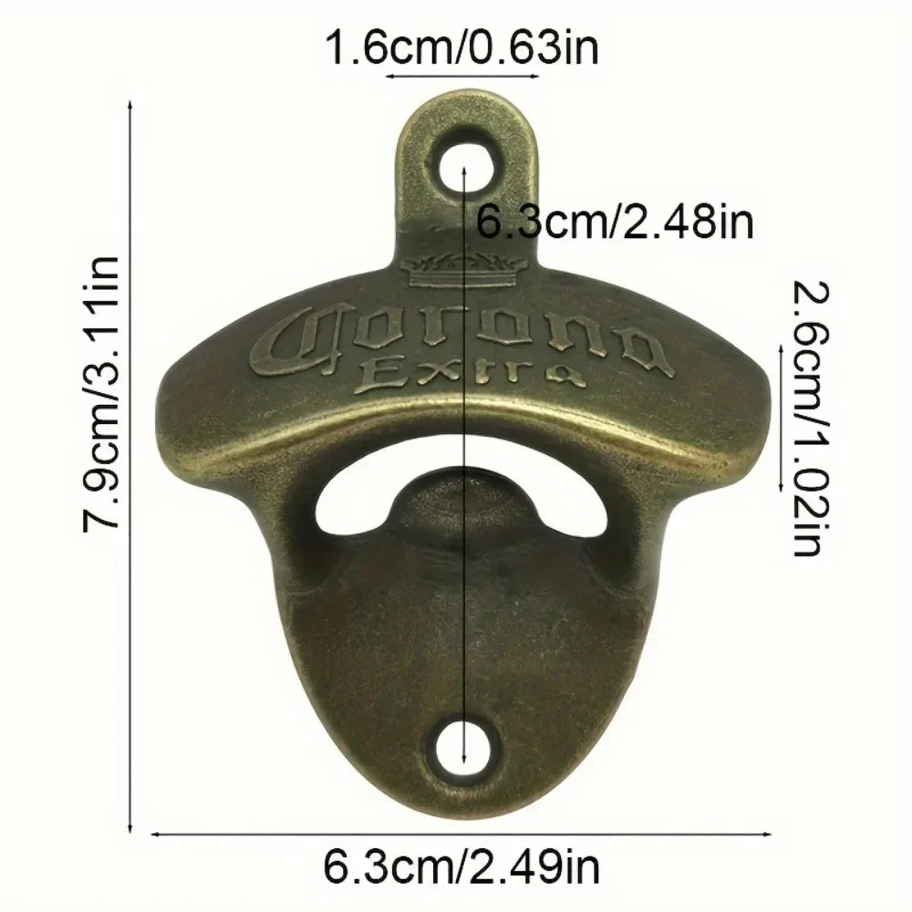 1/3pcs Corona Extra Wall Mounted Bottle Opener Screws