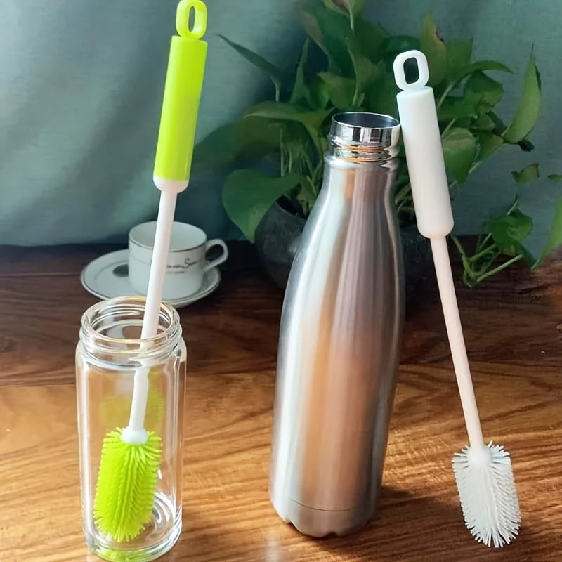 1pc Long Handle Cleaning Brush Non-Slip Grip Narrow