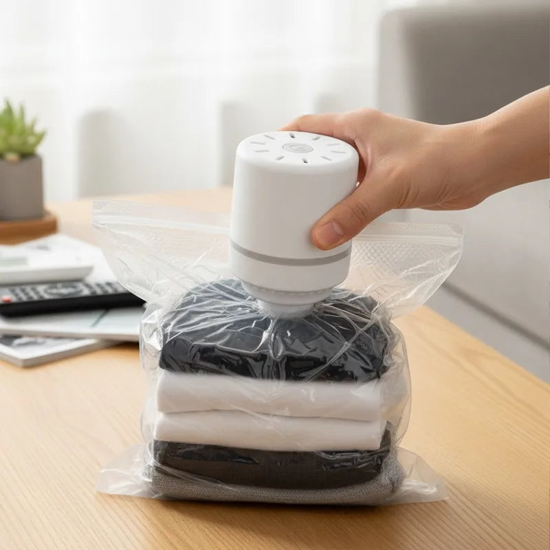 Compressed Bag Electric Pump Travel Vacuum Bag Pump