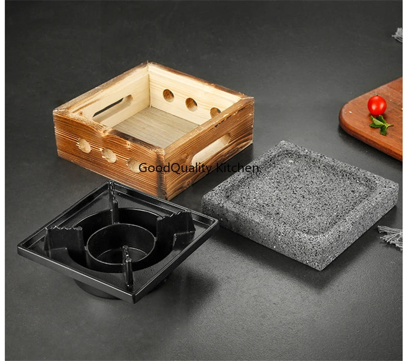 Japanese Barbecue Stove Beef Steak Plate High Temperature