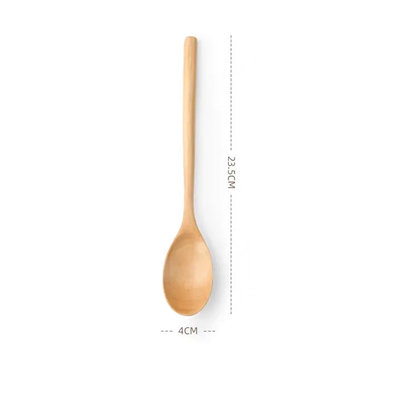 Wooden Spoon Catering Cooking Soup Tea Spoon Cooking