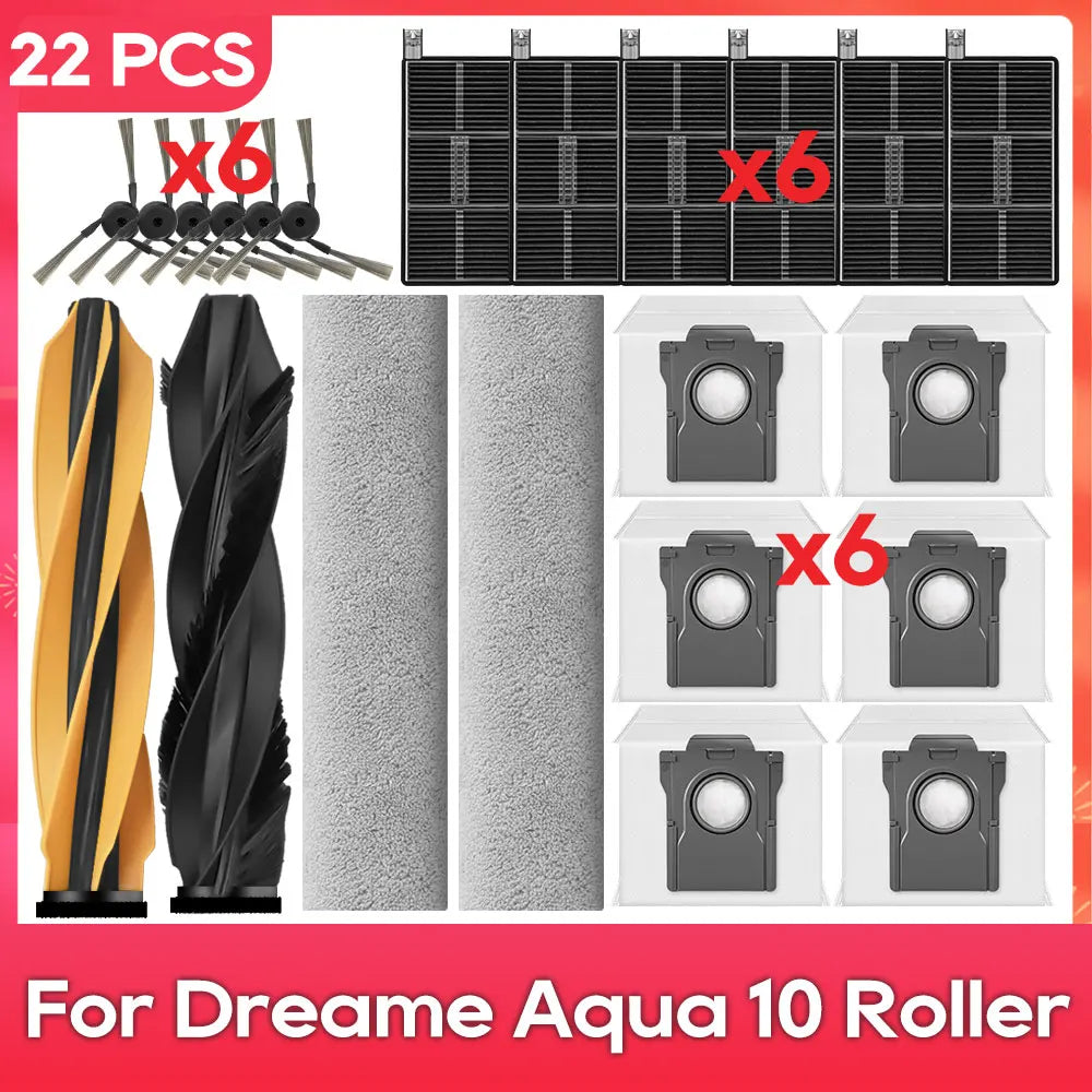 Fit Dreame Aqua 10 Ultra Roller Complete Aqua