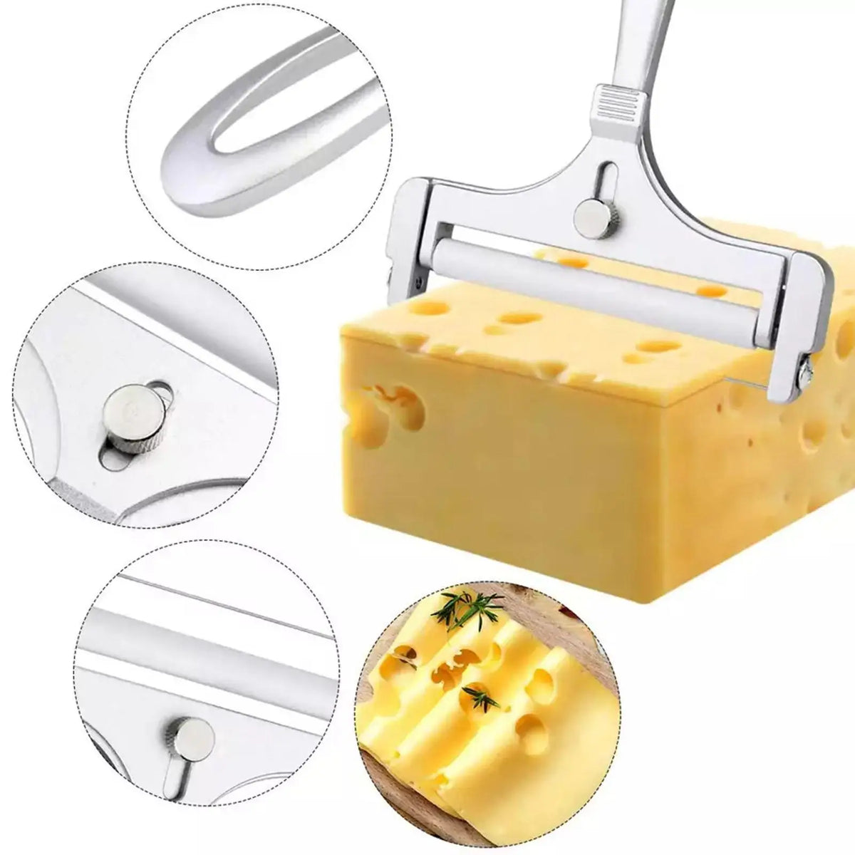 Cheese Slicer Cheese Scraper Adjustablethickness Butter