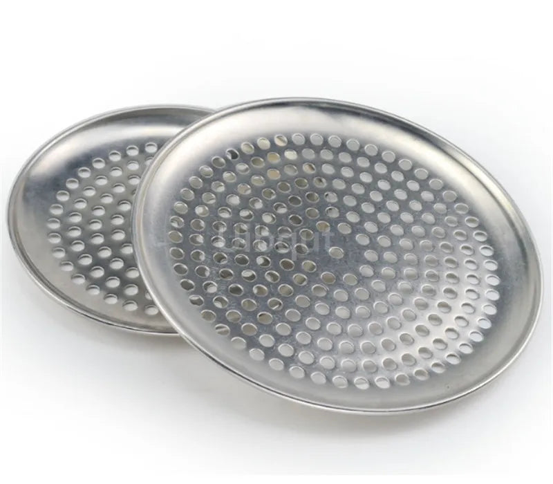 Aluminum Pans Holes Non-Stick Round Pizza Baking Tray