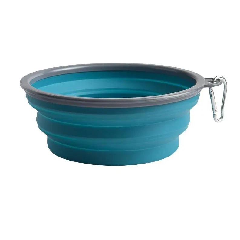 Pet Folding Silicone Bowl Large Outdoor Pet Travel
