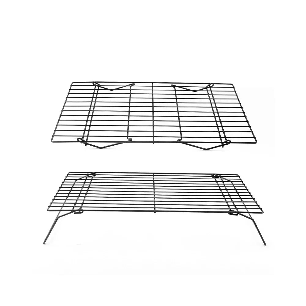 Baking Food Drying Net Black Folding Bread Rack