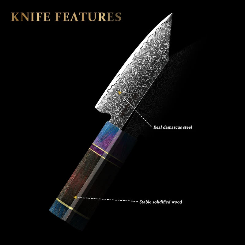 Grandsharp Damascus Knife Inch Kiritsuke Chef Japanese Knife