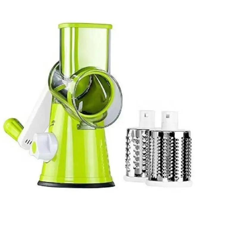 Rotary Vegetable Slicer Grater Multiple Blades Easy Clean