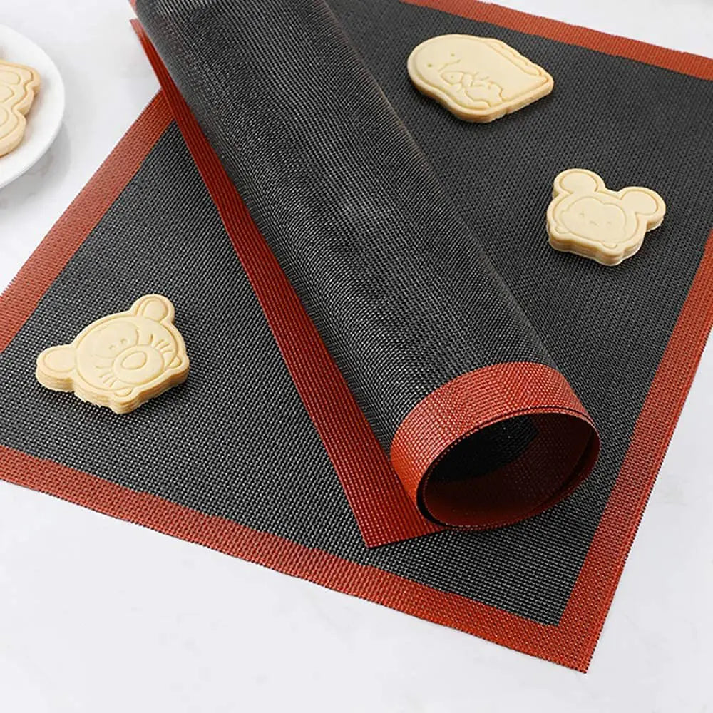 Silicone Grill Mat 30x40cm Baking Tray Breathable Bbq