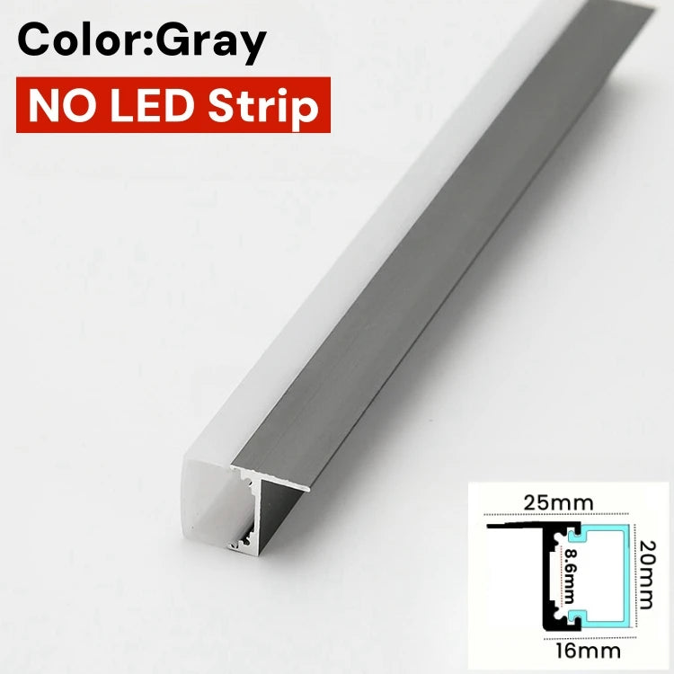 Recessed Splint Led Cabinet Shelf Lamp Aluminum Profile