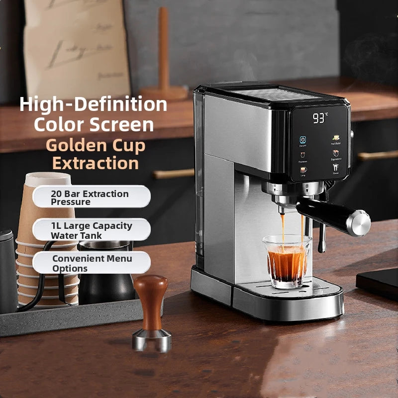 20bar Touch Screen Espresso Machine Stainless Steel Coffee