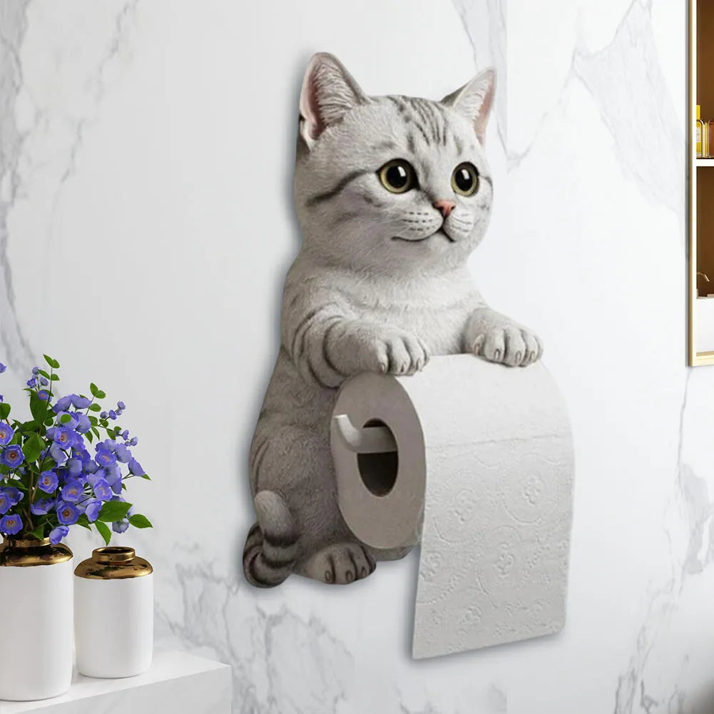 Cat Toilet Paper Holder Cat Toilet Roll Holder