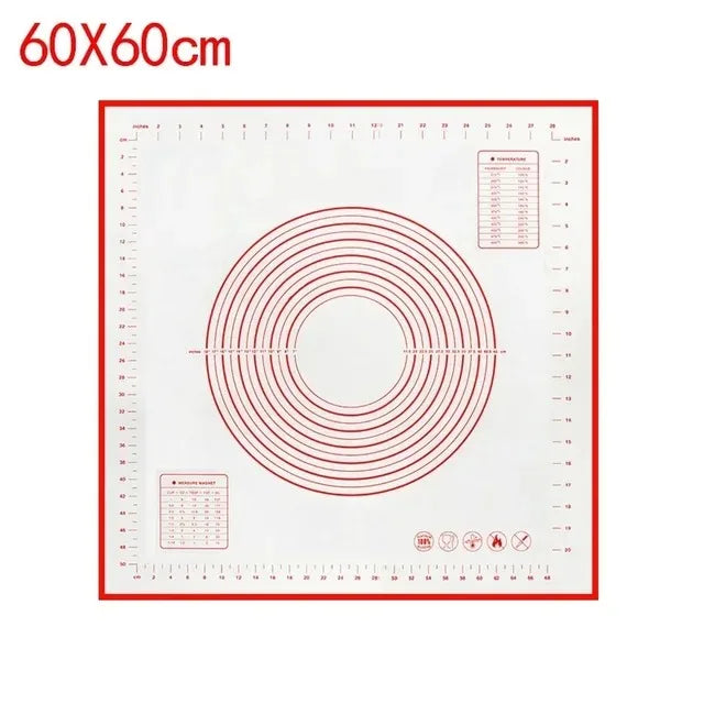 Untior 1pcs Kneading Dough Mat Silicone Baking Mat