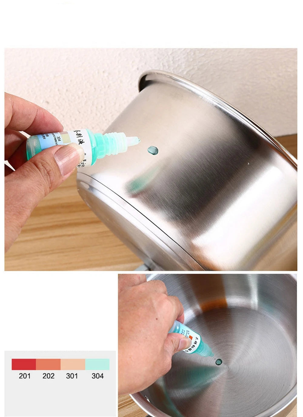 304 Stainless Steel Saucepan 1qt Induction Sauce Pan