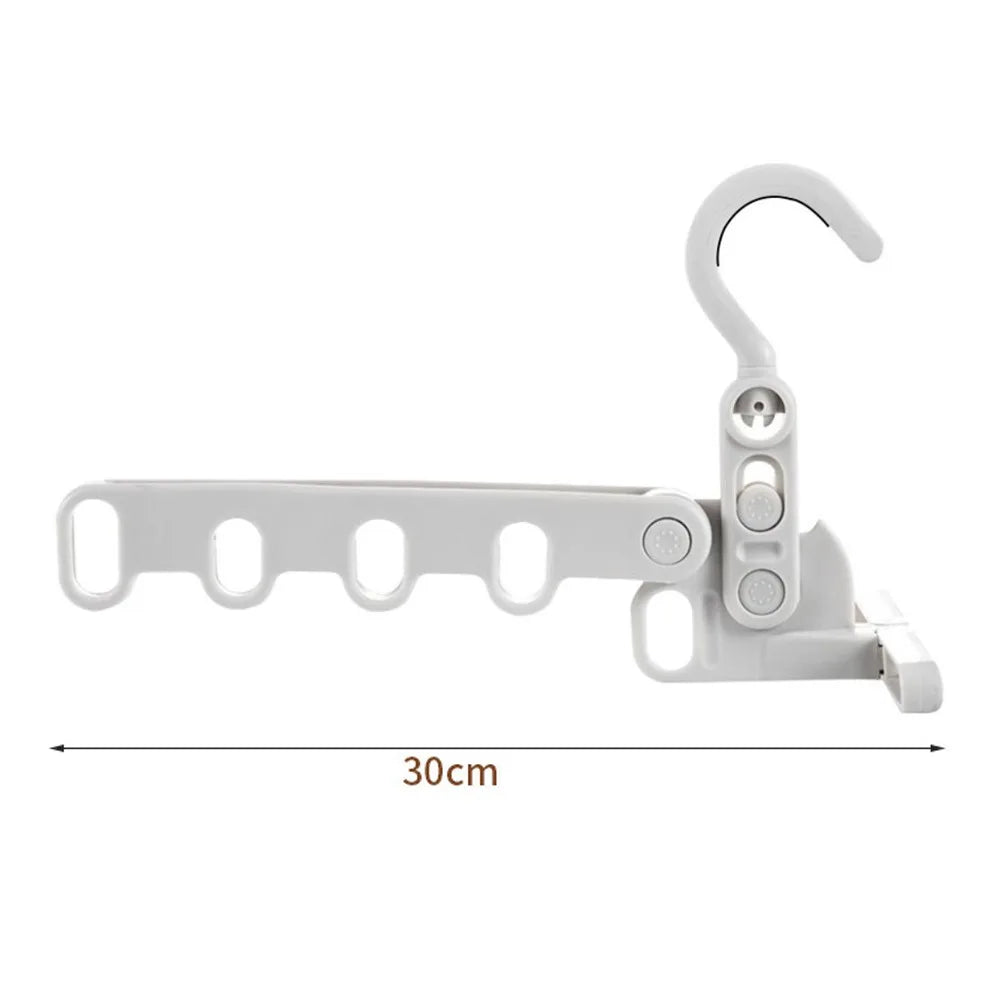 Foldable Clothes Drying Rack Five-Hole Angle Adjustable Clothes
