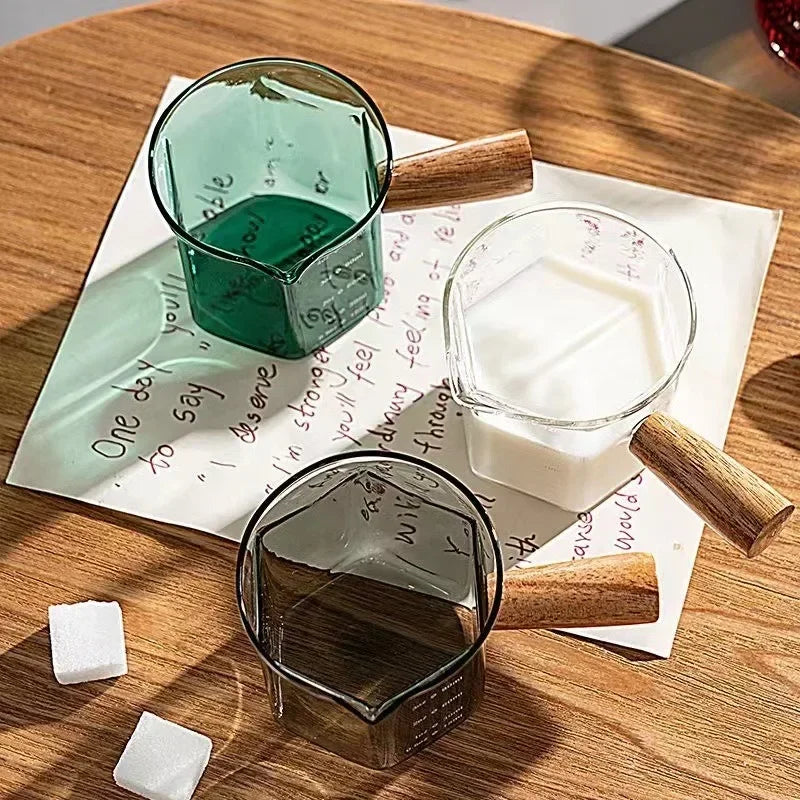 120ml Espresso Extraction Cups Glass Coffee Cup Scale