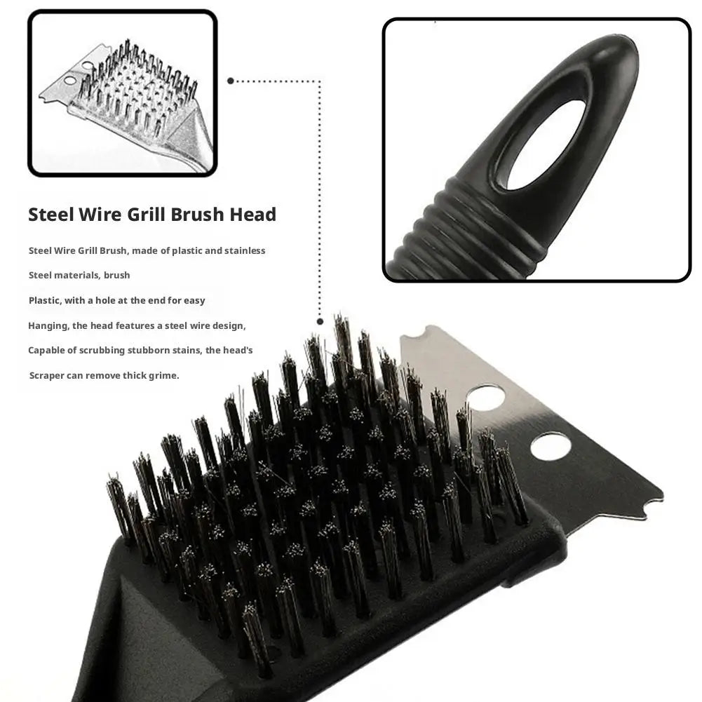Outdoor Grill Brush Scraper Barbecue Grill Cleaning Brush