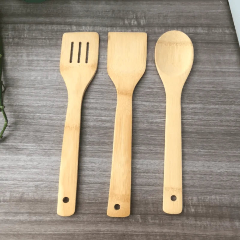 Kitchenware Bamboo Spatula Spoon Non-Stick Cooking Spatula Bamboo
