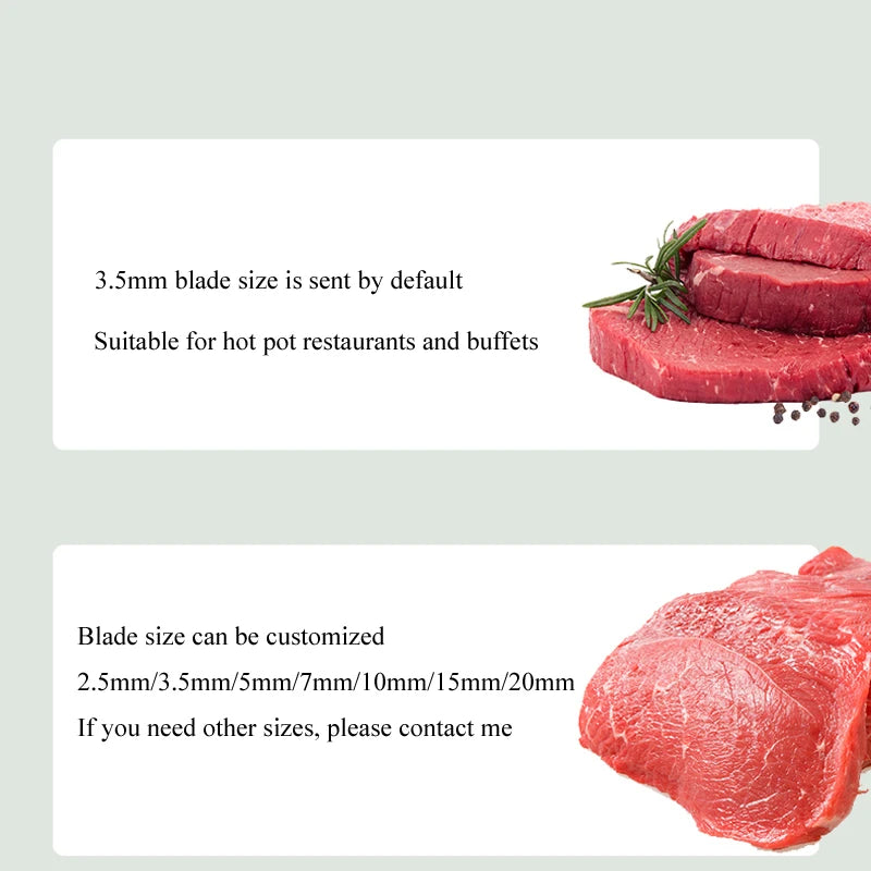 Meat Slicer Commercial Stainless Steel Meat Slicing Machine