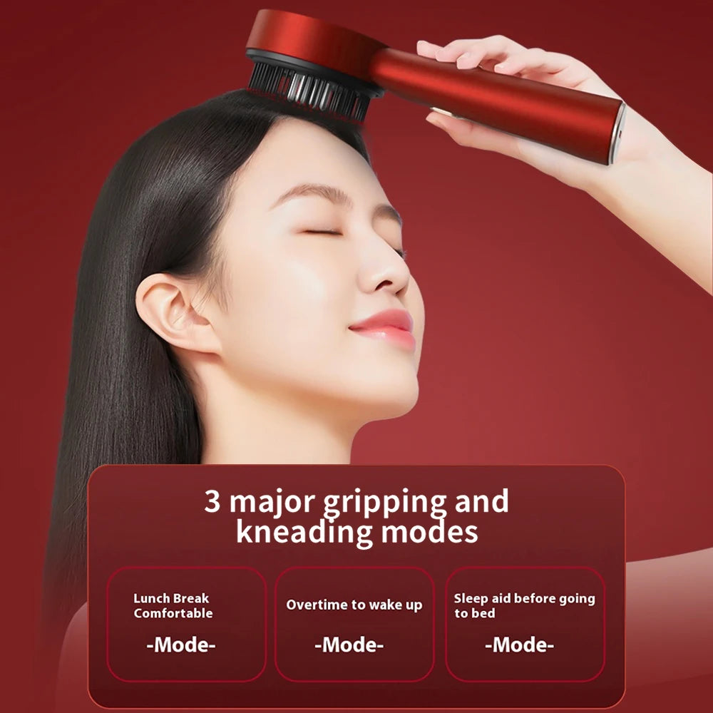 Electric Vibration Massage Comb Red Light Therapy Hair