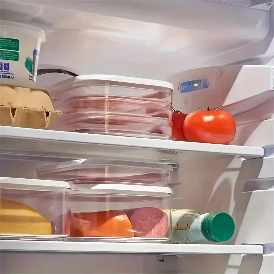 Meat Container Fridge Stackable Cold Cuts Storage Containers