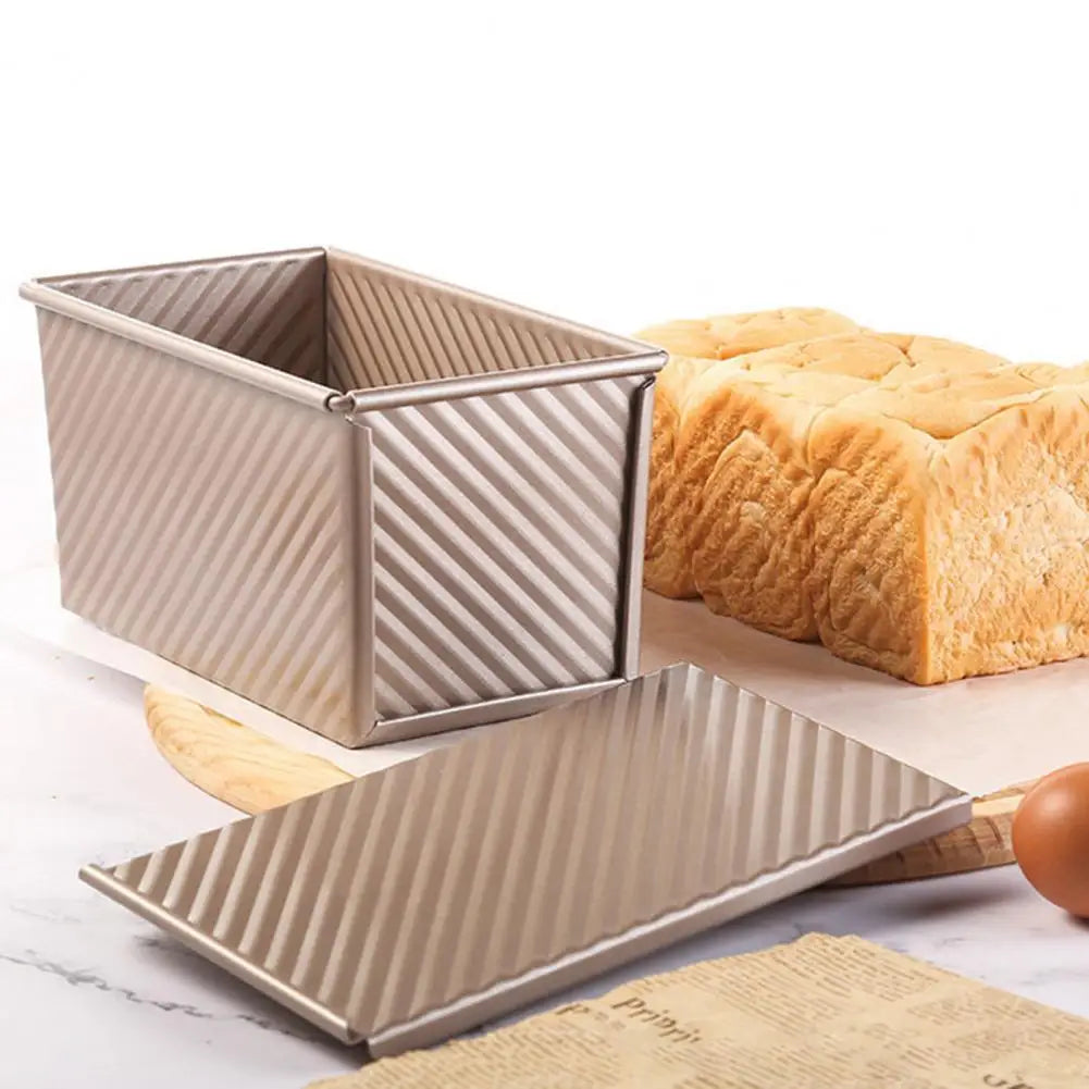 Corrugated Non-Stick Coating Bread Pan Heat Resistance Make