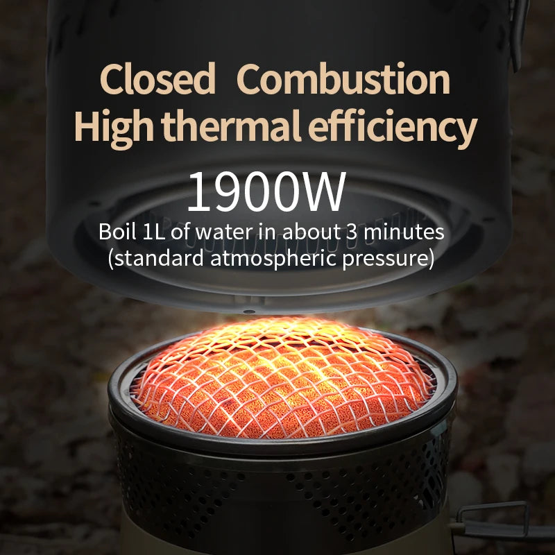 Brs-Ts19 Reactive Stack Heat Cooking System Pot/Jet Burner