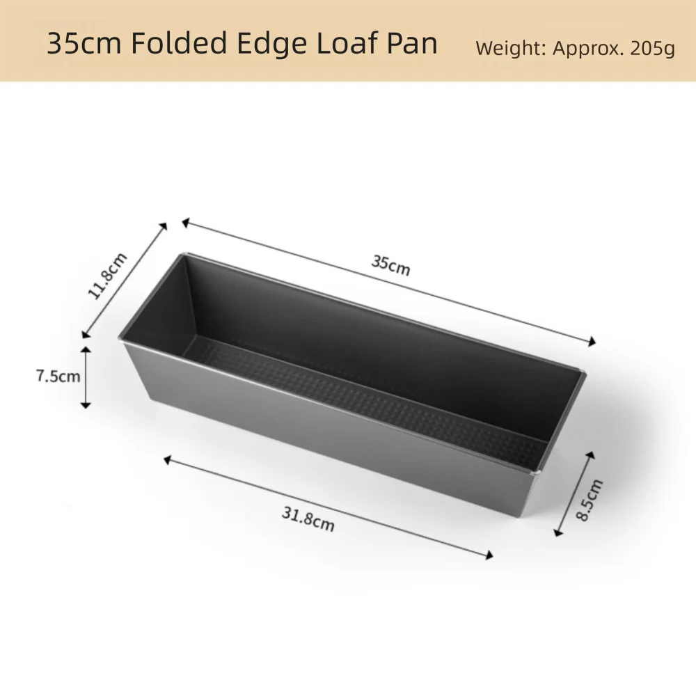 Thickened Carbon Steel Rectangle Loaf Pan Nonstick Baking