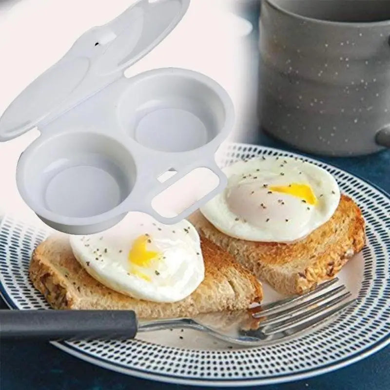 Food Grades Plastic Microwave Cooking Eggs Steamer Convenient