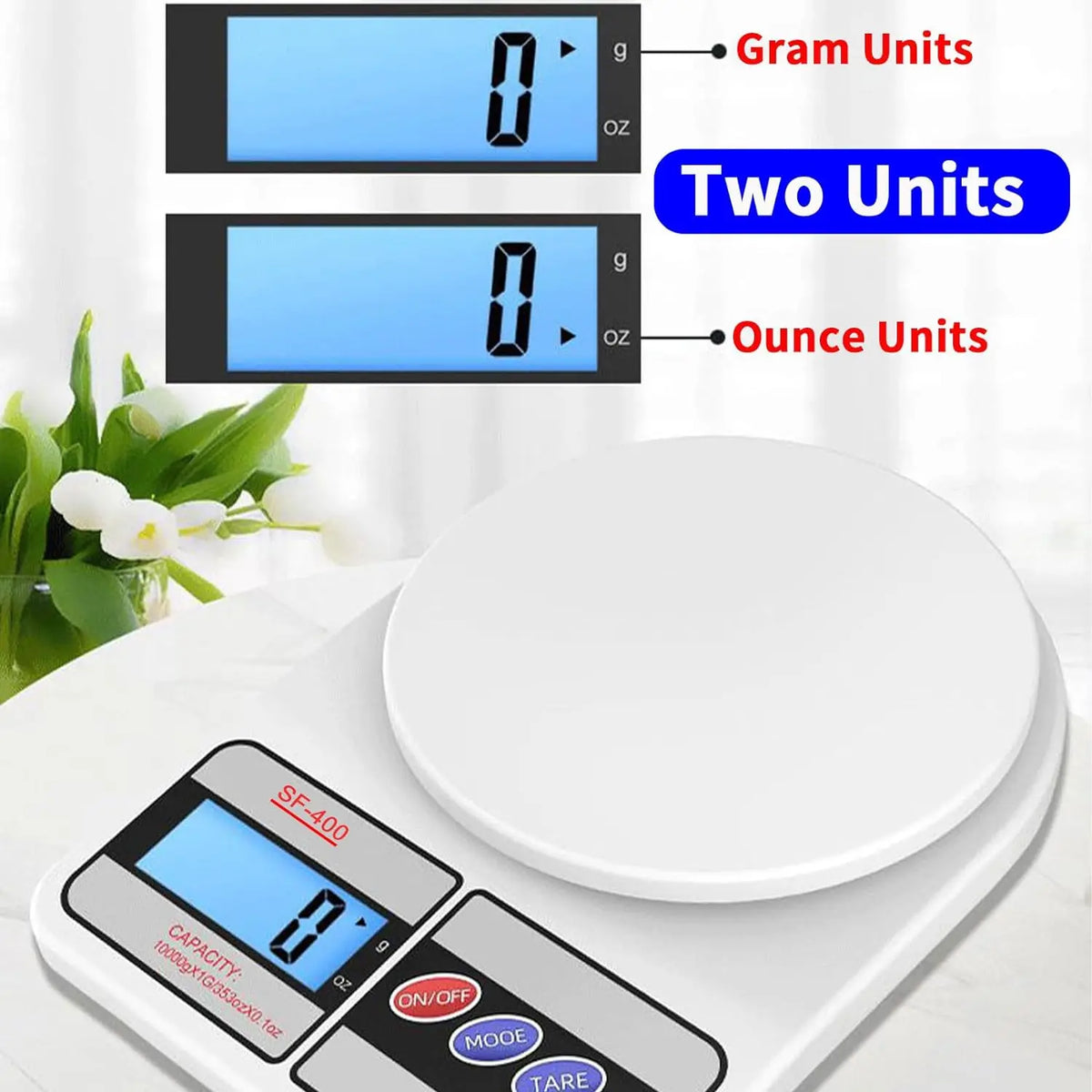 Digital Scale 10kg/1g High-Precision Led Electronic Scales Food